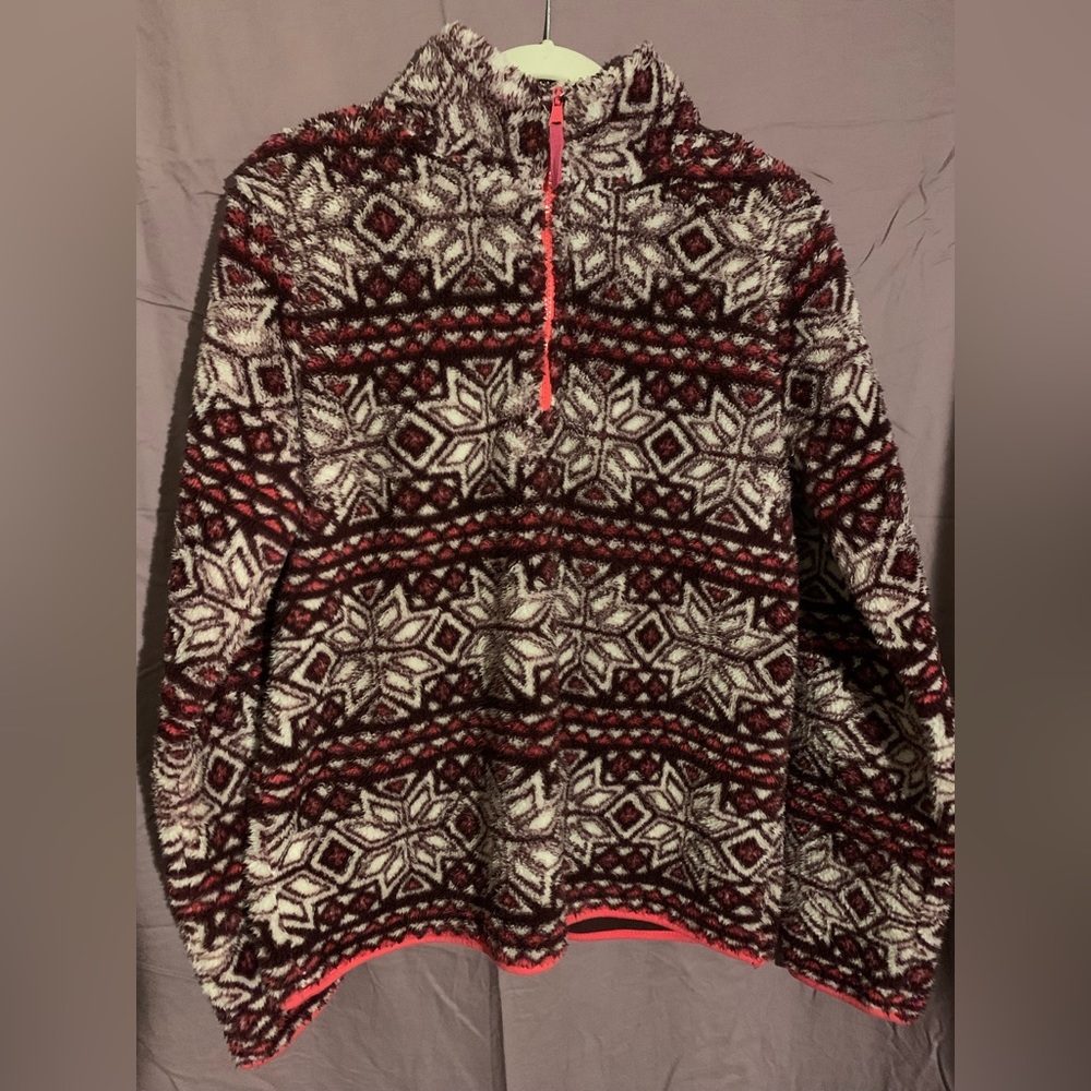 Prince and Fox 1/4 Sherpa fleece zip-up